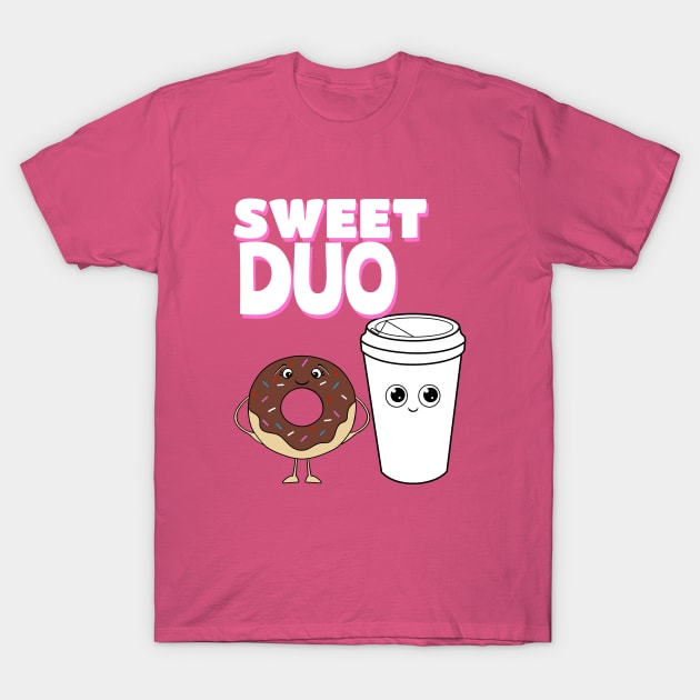 SWEET Duo Coffee Drinker Gift T-Shirt by SartorisArt1